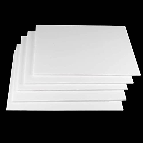 30 Pack White Foam Boards 300x400x5mm Polystyrene Sheets for Crafts, DIY Modeling & Display