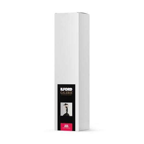 Ilford Galerie 24" x 100ft (1 Roll) Satin Photo with Lustre Surface, Instant Dry Archival Photo Inkjet Paper 10mil / 260gsm for Dye and Pigment Ink Printers, Made in Germany