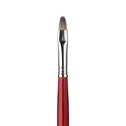 Escoda Opera Series 3050 Artist Oil and Acrylic Paint Brush, Synthetic Takatsu Filament, Bright, Size 22