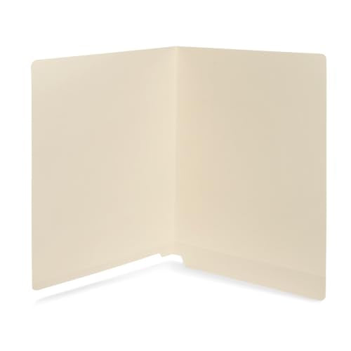 Blue Summit Supplies 100 End Tab File Folders, Letter Size, Manila