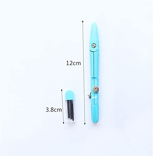 Geometry Kit Math Geometry Kit Set Math Compass - Metal Compasses+Lead Two Suits The Students Professional Drawing Office Compasses School Circle Drawing Tool （12*1cm） Compass set Professional compass