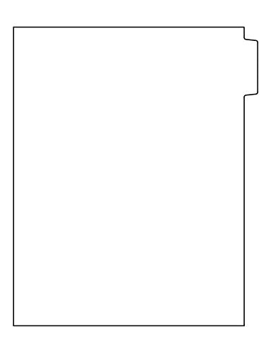 DocuCopy 3271 Trilar Index Tabs 90 lb Plain Paper 1/5 Cut Uncollated Position 1 or 5 No Holes
