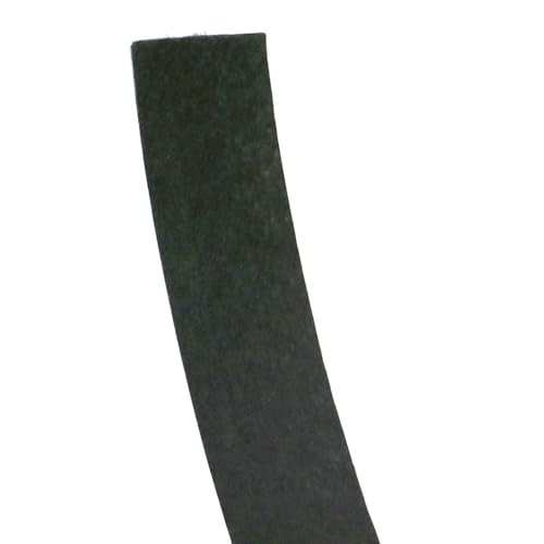FindTape Polyester Felt Tape - Premium 1mm 2in.x75ft. Felt Strip with Adhesive Backing, Great for Arts and Crafts, Classrooms, and Furniture Strips (Black)
