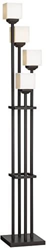Light Tree 72 1/2" Tall 4-Light Floor Lamp with USB Dimmer