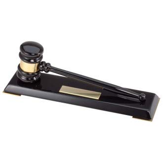 Black Gavel Award with Free Engraving (Customize Now!)