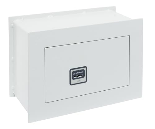 Arregui BC/1 Wall Safe with Lock, Light Grey