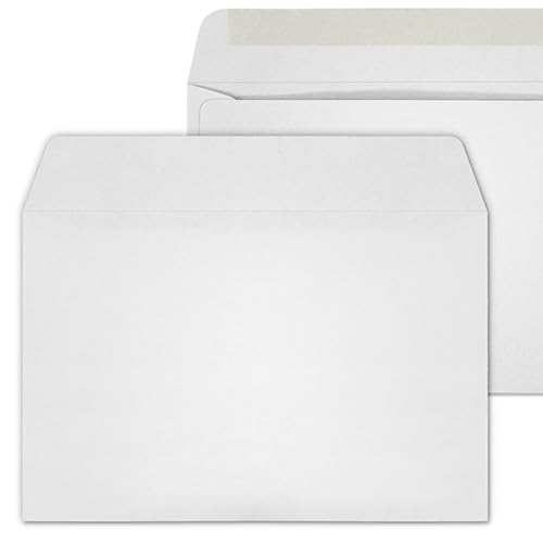 Econo 6x9 White Booklet Envelopes 24# White Wove - 500 Envelopes per Pack - Side Seam Open Side (#6-1/2 Booklet)