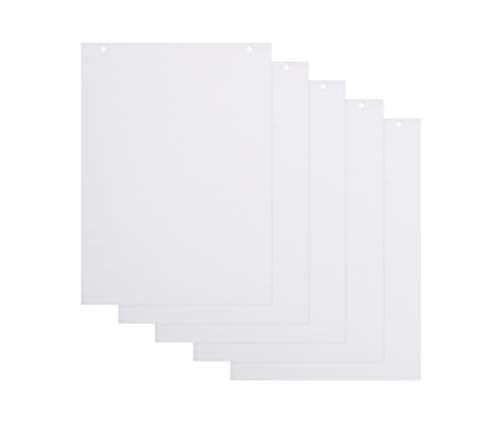 BoardsPlus Gridded Flipchart Pad, A1 (58,5 x 81 cm), 60 gr/sqm Paper, 20 Sheets per pad (Pack of 5 Pads)