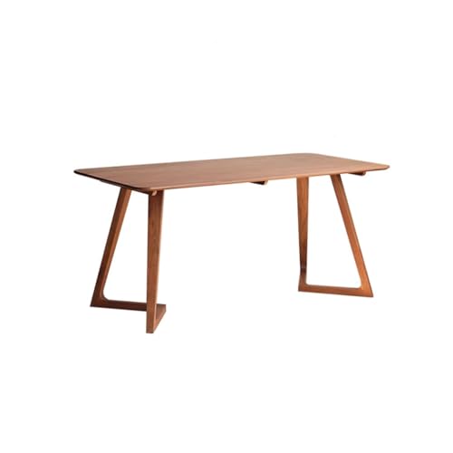LINKIO Home Office Desks Long Table Solid Wood Modern Home Living Room Work Study Room Tea Table Office Computer Table Desk(140cm)
