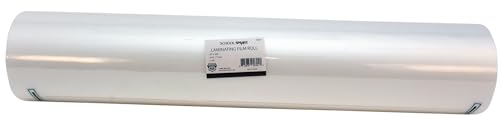 School Smart Laminating Film Roll, 25 Inches x 500 Feet, 3 Mil Thick, High Gloss