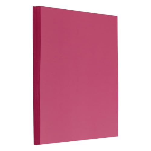 JAM PAPER Colored 24lb Paper - 90 gsm - 8.5 x 11 - Ultra Fuchsia Pink - 500 Sheets/Ream