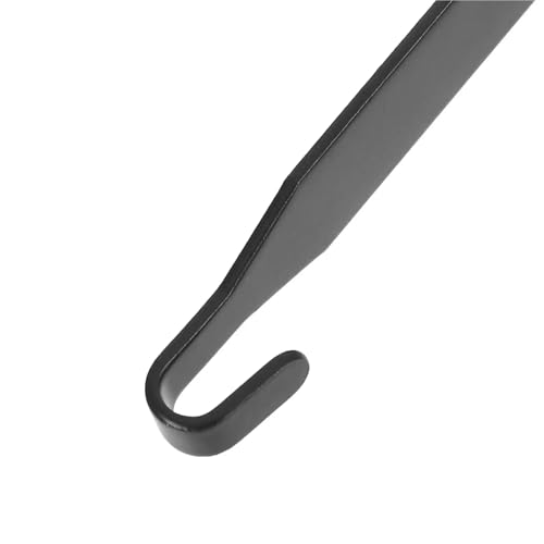 Cubicle Hooks 40pcs Metal 37-55mm Adjustable Black Iron Door Hangers,Home Storage, Wardrobe Hanging for Hanging