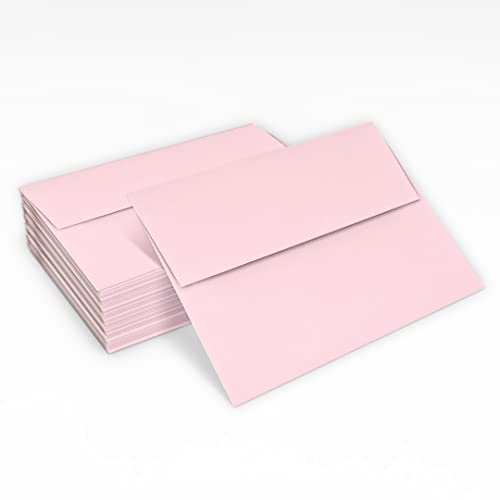 LUXPaper 4Bar A1 Invitation Envelopes | Peel & Press | 3 5/8" x 5 1/8" | Candy Pink | 80lb. Text | 1,000 Qty