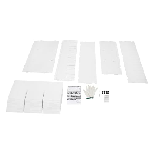 48 Slot Mail Sorter Organizer, 16 Tier File Sorter with Shelves for Office Home - 110 lbs, PVC Magazine Storage Rack for Literature Documents Papers, Bill Paper Organizer Cabinet for Classroom Library