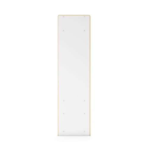 Guidecraft EdQ 3-Section Wooden Storage Locker for Classroom, Kids White Cubby Organizer with Shelves and Hooks for Coats