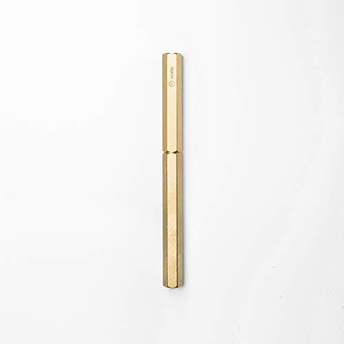 YSTUDIO Classic Revolve Rollerball Pen , Luxury Grade Craftsmanship Pen, personalized pens, rollerball pens Exquisite Men's And Women's Gift Pen Set-brass