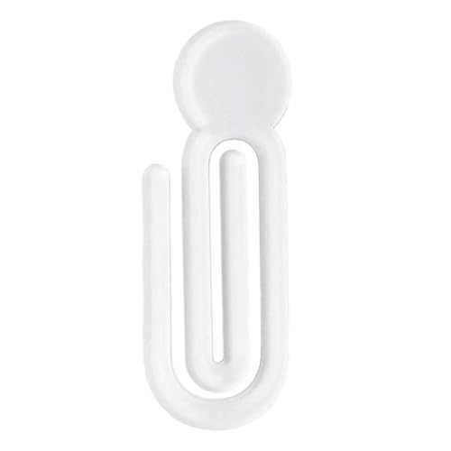 100Pcs Fun Acrylic Document Clips Pack for Adults Home Crafting Stationery Multipurpose Clips