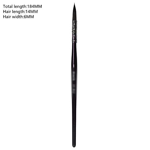 UOHLCX HBJWOV Hair Wood Handle Watercolor Art Supplies for Artists' Painting Brushes