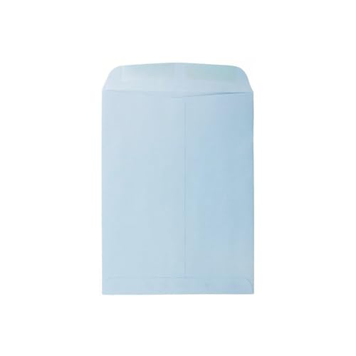 JAM PAPER 6 x 9 Open End Catalog Premium Envelopes - Pastel Baby Blue - 100/Pack
