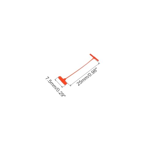 Tagging Gun for Clothing, 15000pcs Standard Garment Label Attachments Barbs for Office Filing and Craft Project(25mm Red)