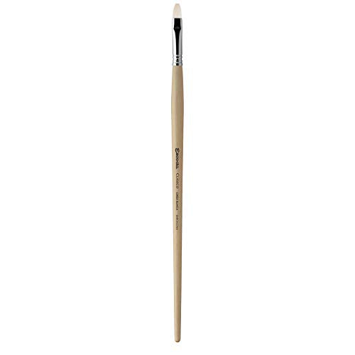 Escoda Clasico Series 4628 Long Handle Artist Oil & Acrylic Brush, 26, Bright