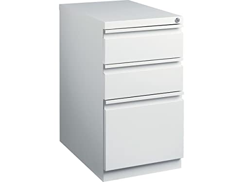 Staples 3-Drawer Vertical File Cabinet, Letter Size, Lockable, Gray