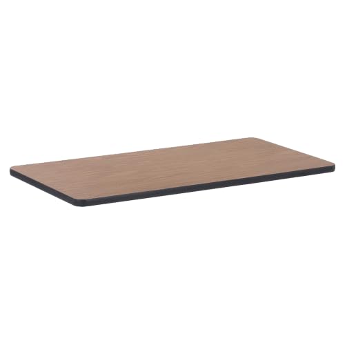 Lorell LLR99894 Oak Laminate Rectangular Activity Tabletop, Medium
