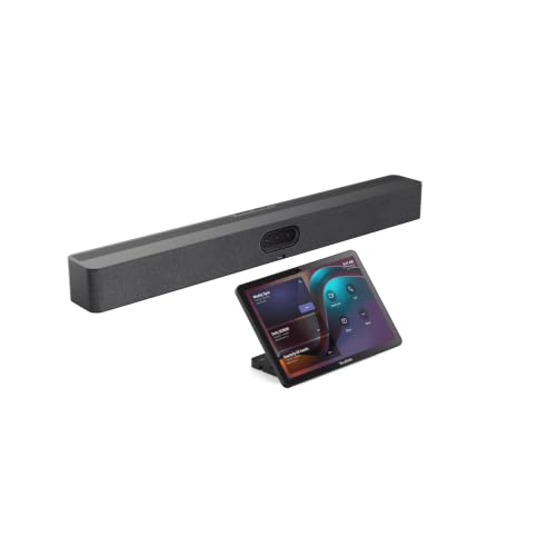 Yealink MeetingBar A50-031 Video Collaboration System with CTP25 Touch Console, All-in-One Conference Bar, Triple 50MP Cameras, 4K Resolution, for Medium to Large Rooms