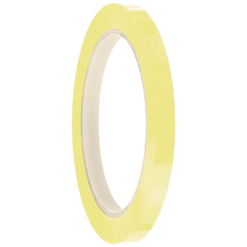White Board Tape 16roll Multicolor DIY No Trace Waterproof Insulation Desktop Positioning Tape Whiteboard Marking Drawing Grid for Office(Light Yellow,8mm)