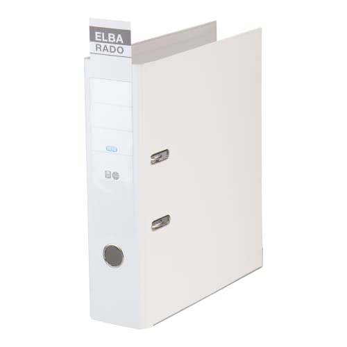 Elba Rado - ring binders (White, Aluminium, Cardboard, White, A4)