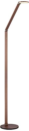 Magnum Adjustable Height French Bronze Task LED 61" Tall Floor Lamp