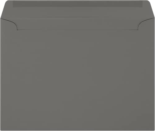 LUXPaper 9 x 12 Booklet Envelopes | Smoke Gray | 80lb. Text | 250 Qty