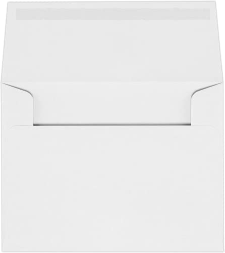A2 Invitation Envelopes (4 3/8 x 5 3/4) - 70lb. Classic Linen Solar White (500 Qty.) | Perfect for Invitations, Announcements, Sending Cards, RSVP Cards | 4870-70SWLI-500
