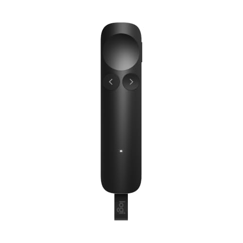 Logitech Spotlight 2 Presentation Remote Wireless Clicker Haptics - Black