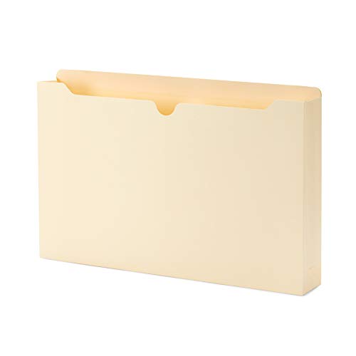 Blue Summit Supplies 50 Expandable File Folders, Legal Size, 2", Manila