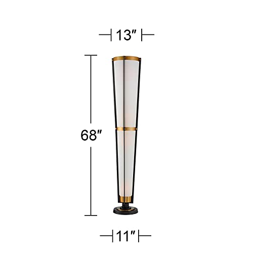 Possini Euro Design Vista Cone 68" Tall 4-Light Modern Torchiere Floor Lamp