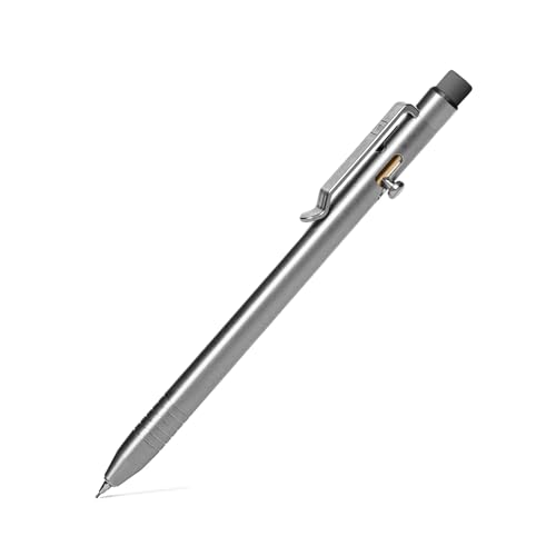 BIG IDEA DESIGN Bolt Action Pencil - BIGiDESIGN (Titanium - Raw)