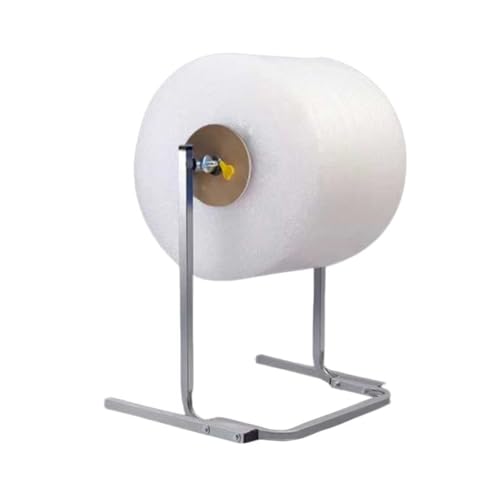 Vertical Bubble wrap roll Holder, Steel Bubble Wrap Dispenser, Silver, 20-150cm, for Packaging, Handling, Transportation(Width 20cm)