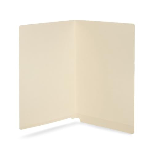 Blue Summit Supplies 100 End Tab File Folders, Legal Size, Manila