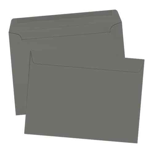 LUXPaper 9 x 12 Booklet Envelopes | Smoke Gray | 80lb. Text | 500 Qty