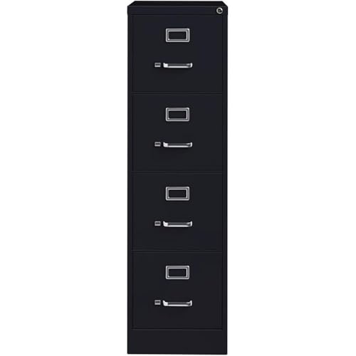 Scranton & Co 2 Piece Filing Cabinet and File Caddy Set in Black