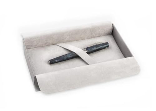 Mythos Poseidon Fountain Pen - Deep Sea Blue Resin by Visconti