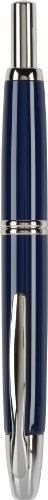 PILOT Vanishing Point Collection Refillable & Retractable Fountain Pen, Blue Barrel with Rhodium Accents, Blue Ink, Medium Nib (60243)