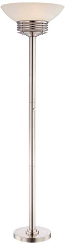 Deco Light Blaster 72 1/2" Tall Nickel 4-Light Torchiere Floor Lamp