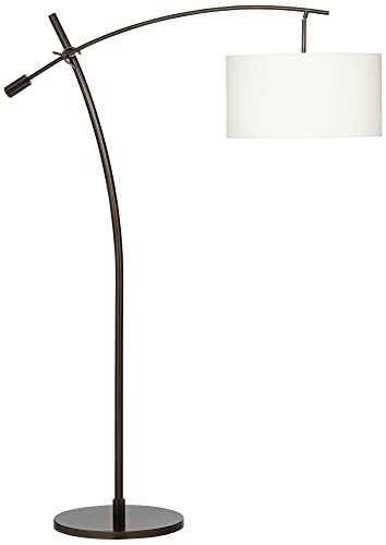 Raymond Bronze Boom Arc 69" Tall Floor Lamp with USB Dimmer