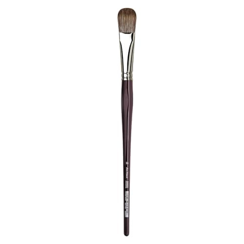da Vinci Oil & Acrylic Series 7495 Grigio Paint Brush, Filbert Synthetic with Bordeaux Ergonomic Handle, Size 24