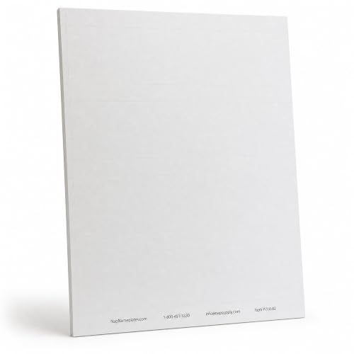 Nap Nameplates Printable Perforated Paper Name Plate 2 x 8 in, 80 Inserts