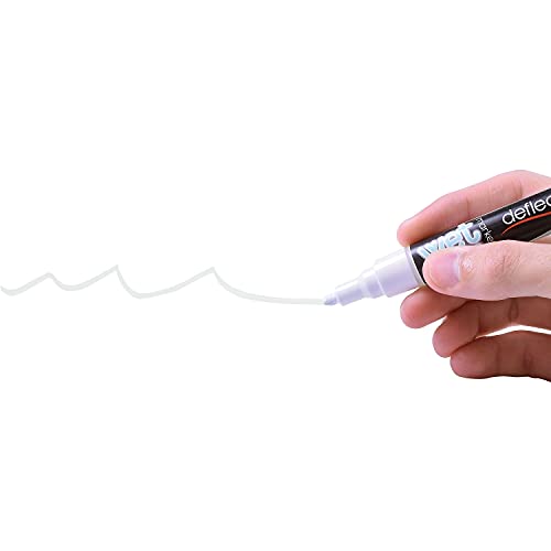 DEFSMA510V4WT - Deflect-o Nontoxic Chisel Tip Wet-Erase Markers