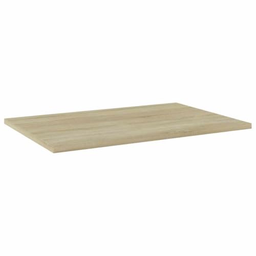 LKJephalotrope 8 Pcs Sonoma Oak Bookshelf Boards 23.6 x 15.7 in