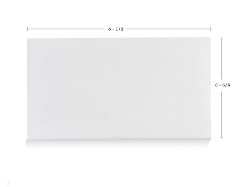 Aimoh #6 3/4 Custom Printed Envelopes Personalized with Logo and Address/Return Address Imprinted - Security Tinted Self-Seal - No Window, Size 3-5/8 X 6-1/2 -White-24 LB- 1800 Count (7-34300-1800)